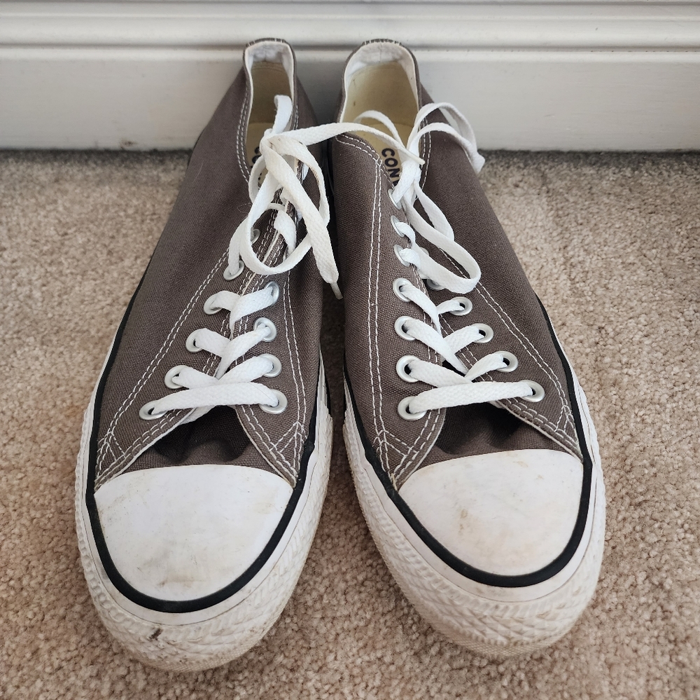 Men's Converse grey shoes size 9